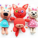 Knitted Cat dolls from the cartoon. Stuffed Toys. Knitted toys & Wood products. My Livemaster. Фото №4