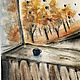 'Coffee with a view of autumn' watercolor painting (autumn, October). Pictures. Nadezda Perova. My Livemaster. Фото №4