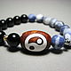 Order Bracelet with sodalite, agate and Ji Yin and Yang. Beautiful gifts for the good people (Alura-lights). Livemaster. . Bead bracelet Фото №3