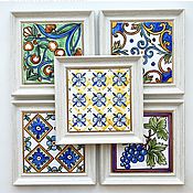 Для дома и интерьера ручной работы. Ярмарка Мастеров - ручная работа Tiles and tiles: Italy. Handmade.