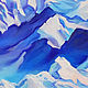 Order The picture with the mountains 'Soaring Himalayas' oil on canvas. Multicolor Gallery. Livemaster. . Pictures Фото №3
