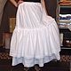 Lower long skirt decorated with embroidery. Skirts. Boho-Eklektika. My Livemaster. Фото №5