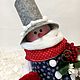 Snowman, Interior doll, Polyarnye Zori,  Фото №1
