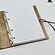 Notebook for recording recipes. Recipe books. semejnaya-masterskaya-bambuk. My Livemaster. Фото №5