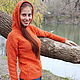 Sweater for woman "Di Caprio" Orange. Sweaters. Authorial Knitting Gayane. Online shopping on My Livemaster.  Фото №2