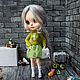 Заказать Свитер, юбка и рюкзак - комплект одежды для Блайз. Blythe dolls mystery. Ярмарка Мастеров. . Одежда для кукол Фото №3