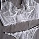 Белый комплект нижнего белья! Бюстье + трусики. Комплекты белья. Natali Lingerie / Нижнее бельё ручной работы!. Ярмарка Мастеров.  Фото №4