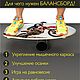 Доска балансировочная WAVE Surf + ролик + подарок. Спортивный инвентарь. Sandlight. Интернет-магазин Ярмарка Мастеров.  Фото №2