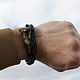 Leather bracelet - Axe. Bead bracelet. Mint Tiger (MintTiger). My Livemaster. Фото №4