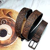 Аксессуары handmade. Livemaster - original item Straps: The genuine leather strap 30 mm. Handmade.