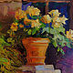 'Corner of the garden in the evening' oil painting on canvas. Pictures. Multicolor Gallery. My Livemaster. Фото №4
