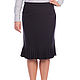 Falda clásica con skladochkami por la parte inferior de lana 100%. Skirts. Skirt Priority (yubkizakaz). Ярмарка Мастеров.  Фото №5