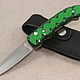 Automatic folding knife NS-5 (G-10, cast damask). Knives. zlathunter. My Livemaster. Фото №5