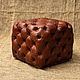 Пуф Chesterfield, Buttoned Leather, Пуфы и пуфики, Москва,  Фото №1