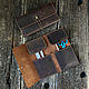 Order A set of A5 sketchbook and pencil case made of genuine leather. KullikovCraft. Livemaster. . Sketchbooks Фото №3
