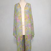Одежда handmade. Livemaster - original item Silk kimono. Silk robe with embroidery. Handmade.