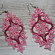 Earrings tatting. Earrings. Painting, Gifts & Crafts, Souvenirs. Online shopping on My Livemaster.  Фото №2