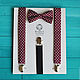 Burgundy tie polka dot Suspenders Burgundy / Set Bridget. Suspender. Respect Accessories. Online shopping on My Livemaster.  Фото №2