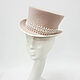 Wedding cylinder. The color is creamy-milky. Cylinder. Exclusive HATS. LANA ANISIMOVA.. My Livemaster. Фото №5