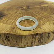 Украшения handmade. Livemaster - original item 20.5 R. Light Jade Ring (H205). Handmade.