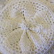 Order PANAMA WHITE fishnet, head circumference 50-52 cm. Gala Devi (crochet design). Livemaster. . Panama Фото №3
