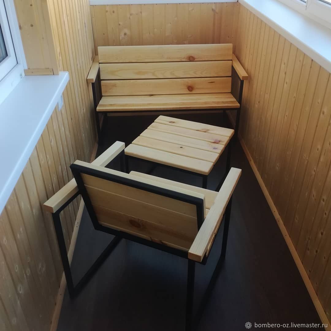 деревянные стулья для балкона