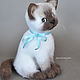 Felted toy Cat. Felted Toy. Felt toy fromKristina Antropova. My Livemaster. Фото №6