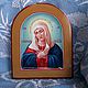 Order The Tenderness Of The Blessed Virgin Mary. Icon in academic writing style. svetmiru. Livemaster. . Icons Фото №3
