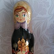 Винтаж handmade. Livemaster - original item vintage Souvenirs: Matryoshka-bottle case. Handmade.