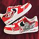 Customization painting of Fc Spartak sneakers A gift to fans of the Fratria, Sneakers, Omsk,  Фото №1