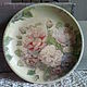 'Roses' Plate decorative vintage style, Plates, St. Petersburg,  Фото №1