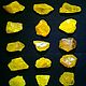 Native sulfur (fragments with facets), Vodino (Sr. Volga region), Russia. Minerals. Stones of the World. My Livemaster. Фото №4