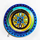 Round interior painting of the Mandala 'Infinity of the ocean'. Pictures. Art by Tanya Shest. My Livemaster. Фото №4