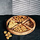 Cedar wooden menagerie for serving dishes and snacks 300 mm. MG21, Scissors, Novokuznetsk,  Фото №1