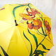Order Umbrella with hand painted Tiger Lilies umbrella-cane pattern. UmbrellaFineArt. Livemaster. . Umbrellas Фото №3