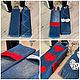 Джинсовая сумочка для вина, подарочная упаковка. Подарочная упаковка. Jeans bags by Anna. Ярмарка Мастеров.  Фото №5