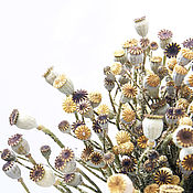 Сухоцветы. Гелихризум сухоцветы микс 20 гр. (70-80 цветочков)
