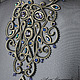 Колье Baroque с кристаллами Swarovski и бисером. Колье. Алла Масленникова (beadlady). Интернет-магазин Ярмарка Мастеров.  Фото №2