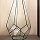 Geometric Tiffany Floriana. Large elongated drop. glass. Pots1. Glass Flowers. My Livemaster. Фото №5