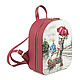 Order Women's small backpack ' Meeting'. Pelle Volare. Livemaster. . Backpacks Фото №3