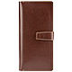 Leather travel wallet with RFid protection (brown), Purse, St. Petersburg,  Фото №1