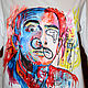 T-shirt with a pattern Salvador Dali Salvador Dali hand painted. T-shirts. Koler-art handpainted wear. Online shopping on My Livemaster.  Фото №2