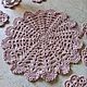Заказать Комплект салфетка и подставки под кружки. Ирина Кислицына (crochet-irina). Ярмарка Мастеров. . Салфетки Фото №3