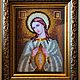 Icon of the Most Holy Theotokos 'Helper in childbirth', beads, Icons, Kazan,  Фото №1