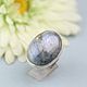 ring with kyanite. Silver. Rings. Author Jewelry from natural stones. Online shopping on My Livemaster.  Фото №2