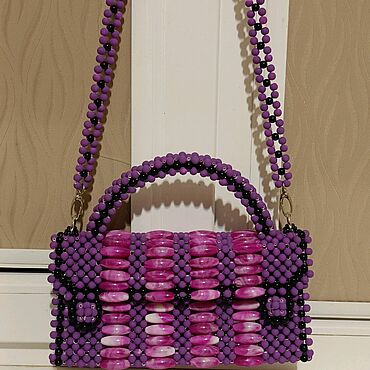 Сумки ручной работы. Ярмарка Мастеров - ручная работа Сумка из бусин. Handmade.