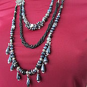 Украшения handmade. Livemaster - original item Long beads, necklace with natural stones, original. Handmade.