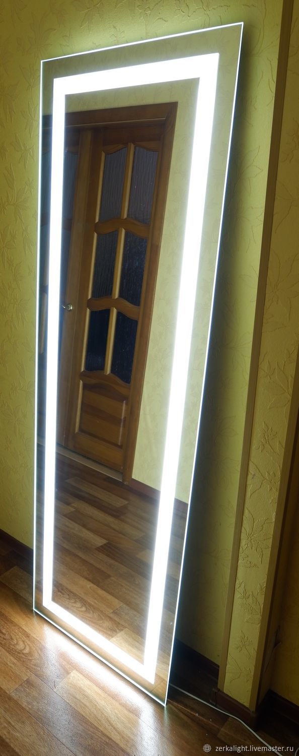 Зеркало с LED подсветкой, макияжное/интерьерное купить в интернет ...