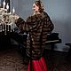 Шуба из меха соболя. Шубы. YANA KRAFT BRAND. Интернет-магазин Ярмарка Мастеров.  Фото №2