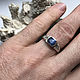 Order Ring with warm Blue Sapphire 2,34 ct in 925 sterling silver handmade. Bauroom - vedic jewelry & gemstones (bauroom). Livemaster. . Rings Фото №3